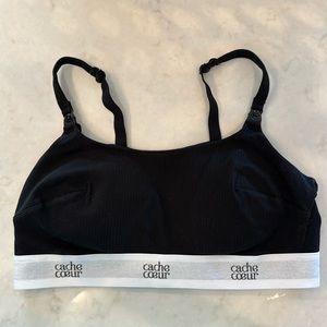 Cache Cœur Absorbent nursing bra Bodyguard Black - Medium